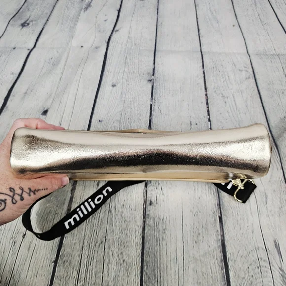 PACO RABANNE PARFUMS | metallic faux leather shoulder bag - Picture 5 of 15